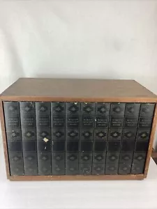 Vintage weltweit größtes Buch versteckte Bar drehbarer Schnapsschrank sprechen einfach RESTAURIEREN - Bild 1 von 22