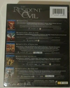 The Resident Evil Collection Blue Ray 5 Disc Set. 2012 New/Sealed - Picture 1 of 2