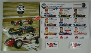 2021 Indianapolis 500 105TH Running Program & Line-Up Insert Helio Castroneves - Picture 1 of 7