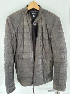 Tigha Lederjacke Größe M Grau - Bild 1 von 3