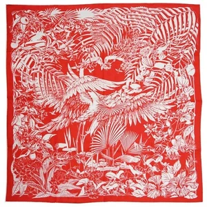HERMES Bufanda Carre TATUAJE FLAMENCO FIESTA Carre 90 Seda 100% - Imagen 1 de 18