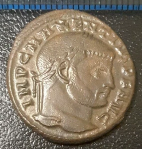 Billon Follis. Maxentius 307-312 AD. Aquileia como nuevo. - Imagen 1 de 2