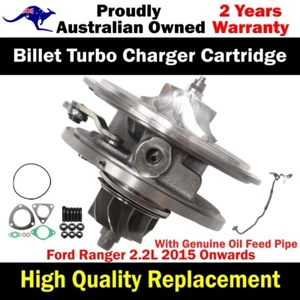Billet Turbo Cartridge CHRA Core+Oil Feed Pipe For Ford Ranger 2.2L 2015 Onwards - Bild 1 von 18