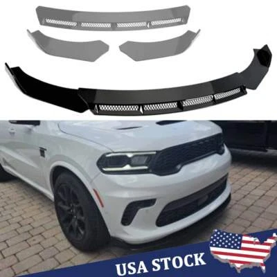 For Dodge	Durango RT SRT GT Front Bumper Lip Spoiler Chin Splitter Diffuser CT — 第 1/4 张图片