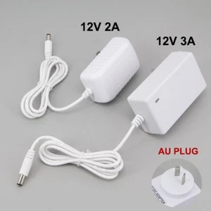 White AC DC 12V 2A 3A 2000ma 3000ma AU NZ Power Supply Adapter Charger Driver - Picture 1 of 6