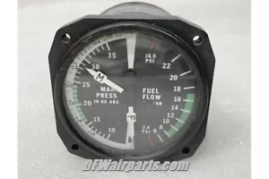 SP-3952-1-WRI, Cessna / Piper / Beechcraft Manifold Pressure / Fuel Flow Indica - Picture 1 of 2