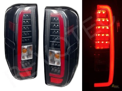 Luces traseras LED negras barra C lámparas para Nissan Frontier 2005-2019  Foto 1 de 4