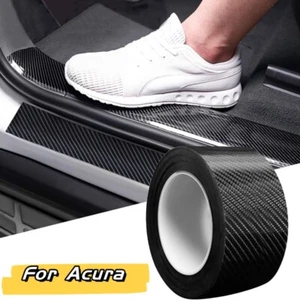 Protectores de borde de puerta de coche protector de umbral de puerta 5D fibra de carbono para Acura - Imagen 1 de 7