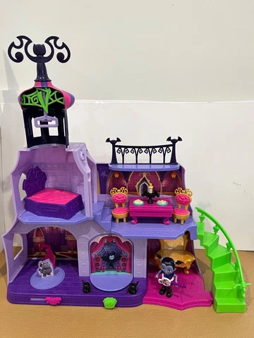 Disney Jr. Vampirina Doll House Spookleton Castle Playset w/ Figure & Furniture Cover