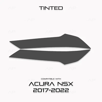 Kit precortado ultra brillante para faros negros humo TPU PPF para Acura NSX 2017-2022 Foto 1 de 4