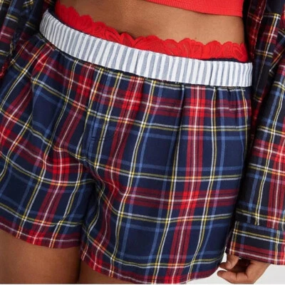 Женские фланелевые шорты AERIE American Eagle Outfitters размер XL - Изображение 1 из 4