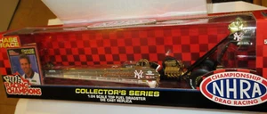 RC ERTL 1:24 ~NEW YORK YANKEES GOLD CHASE NHRA TOP FUEL DRAGSTER~ READ - Picture 1 of 6