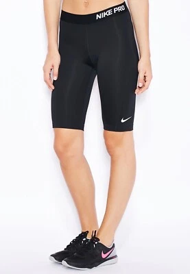 Nike Pro Women’s 11" Base Layer Shorts (Black) - XS - New ~ 642648 010 - Image 1 of 4