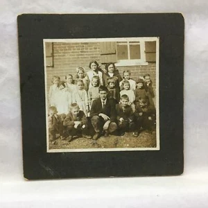 Antique Mounted Photo of Students at MAYBERRY School in Carroll Co MD - Picture 1 of 7