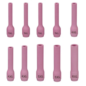 RIVERWELD TIG Ceramic Cup Nozzle 796F74 Assorted WP 9 20 25 Welding Torch 10pcs - Picture 1 of 9