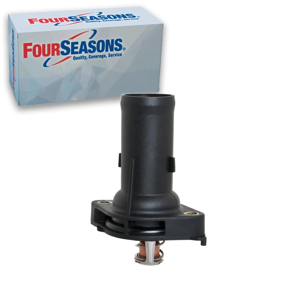 Termostato de refrigerante de motor 4 estaciones/conjunto de salida de agua para Dodge Nitro 2007-11 Foto 1 de 3