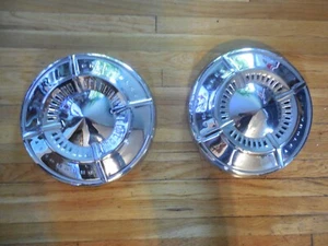 SET of TWO Vintage OE Original Chevy Chevrolet Car, Truck, Hub Cap, WheelCover - Picture 1 of 8