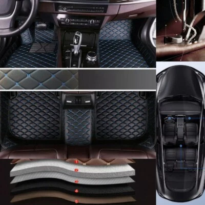 For Volkswagen Arteon Beetle CC Eos Golf City Car Floor Mats Custom Personalized - Image 1 of 4