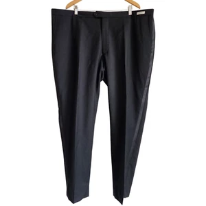 46x32 Tuxedo Pants Black Jos A Bank New Mens Wool Blend Sz Flat Front 3YLZ46201 - Picture 1 of 24
