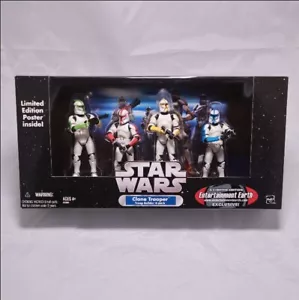 Clone Trooper Builder 4 pack Limited Edition Entertainment Earth FAST SHIPPING ✅ - Picture 1 of 3