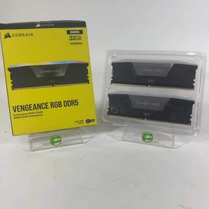 Corsair Vengeance RGB Pro 32GB (2x16GB) RAM DDR5 6000MHz CMH32GX5M2B6000C36 - Picture 1 of 2