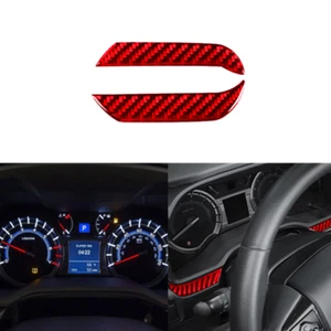 RED Carbon Fiber Dashboar Side Decor Trim Cover For Toyota 4Runner 2010-2020 - Picture 1 of 8