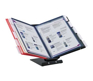 OfficeForce Sichttafelsystem A4 mit 10 Sichttafeln Wand-oder Tischmontage - Bild 1 von 3