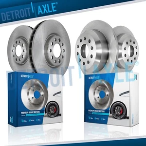 12.99'' 330mm Front 13.46'' 342mm Rear Brake Rotors for 2018-2025 Jeep Wrangler - Picture 1 of 8