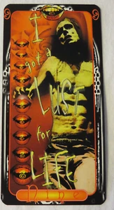 IGGY POP ROCK & ROLL TAROT CARD # 9 VOICE FIRE COMPROMISE Large 1st Ed - Picture 1 of 2