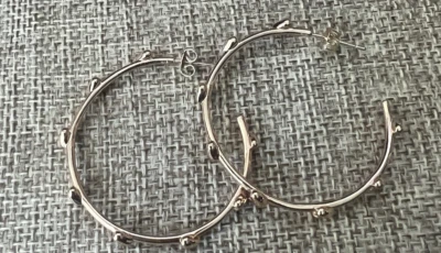 Pendientes de aro Kendra Scott Haven tono oro rosa Foto 1 de 4