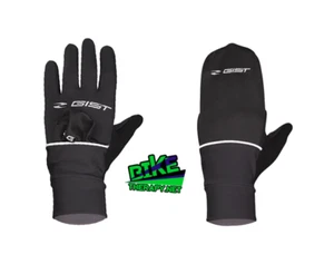 GUANTO INVERNALE GIST CICLISMO CON COVER NERO - Picture 1 of 3