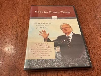 Hope for Broken Things Billy Graham Classic Sermon 1992 Christian DVD New Sealed - Image 1 of 2