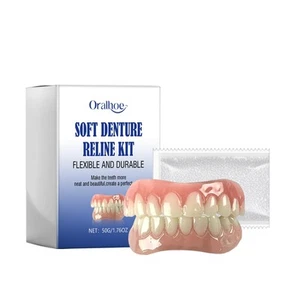 Soft Denture Silicone Reline Kit Instant Teeth For Men And Women - Picture 1 of 6