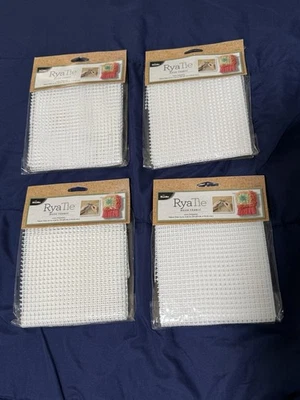 🎅🏻 Bucilla Ryatie Mesh Fabric 24X30 EACH  X 4    New In Packages - Image 1 of 2