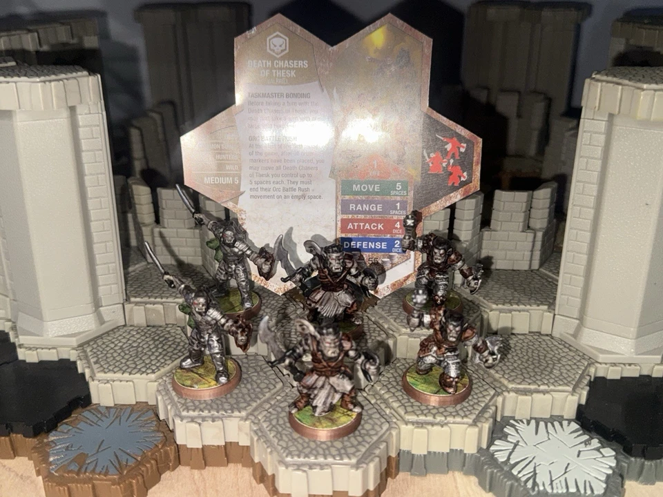 Figuras y tarjetas impresas/pintadas en 3D Heroscape Death Chasers Of Thaesk X2 Squads Foto 1 de 4