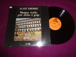 LP ALAIN KREMSKI / MUSIQUES RITUELLES POUR CLOCHES ET GONG / AUVIDIS FRENCH PRES - Picture 1 of 1