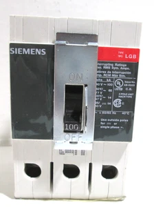 Siemens LGB3B100 Circuit Breaker 100 Amp 600 Volt  3 Pole Bolt On NEW FREE SHIP - Picture 1 of 5