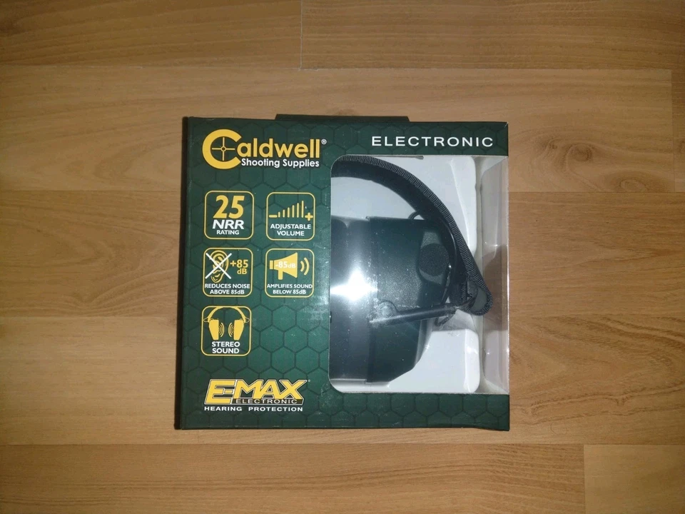 NUEVO EN CAJA *SELLADO* verde Caldwell 497700 Powered Earpro E-Max auriculares de disparo Foto 1 de 2