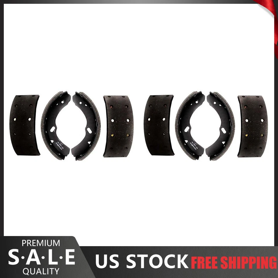 For 1994 1993 1992 1991-1989 Isuzu FTR Front Rear Kit Drum Brake Shoes - Image 1 of 3