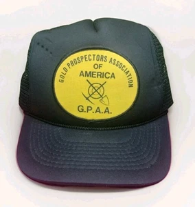 Vintage Trucker Hat Gold Prospectors Association America Snap Back Mesh Cobra OS - Picture 1 of 15