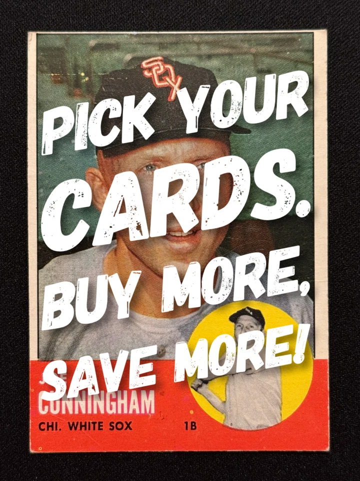 1963 TOPPS BASEBALL CARD SINGLES #100 - 199 - COMPLETE YOUR SET - UNGRADED COND. - Image 1 of 1