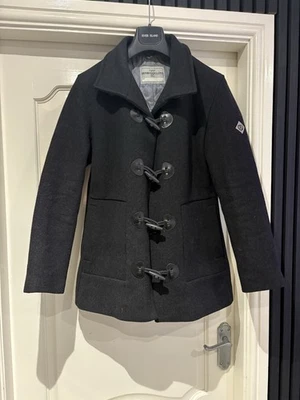 Henri Lloyd dark grey ladies duffle coat size 10-12 size 2 - Image 1 of 4