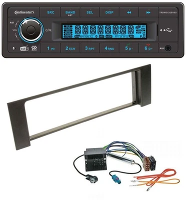 Continental MP3 DAB USB Bluetooth Autoradio für Audi A4 00-04 B6 Quadlock Fakra - Bild 1 von 4