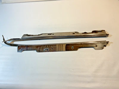 Corvette 1959 1960 1961 1962 diestro/izquierdo puerta interior molduras de acero inoxidable original Foto 1 de 4