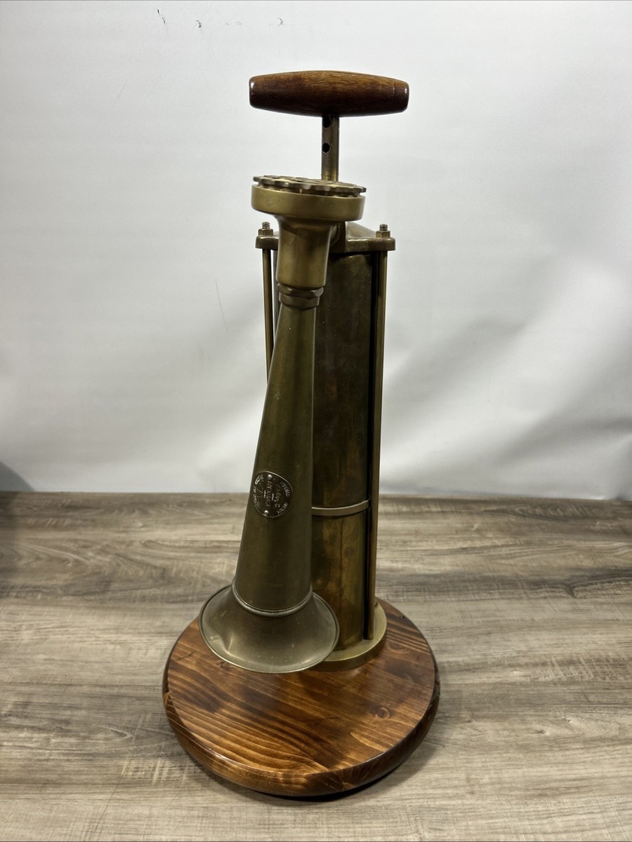 霧中号角 FOG HORN ふいご型 日船式 1973年製 B872 霧中号角