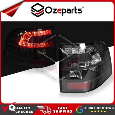 Black LED Tail Lights Rear Lamps For Holden Commodore VE Ute Omega SV6 SS SSV - image 1 of 4