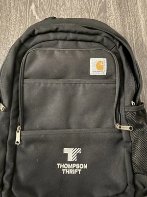 Mochila Carhartt Negra Nueva Con Etiquetas Bolsa de Trabajo Resistente Logo Foto 1 de 4