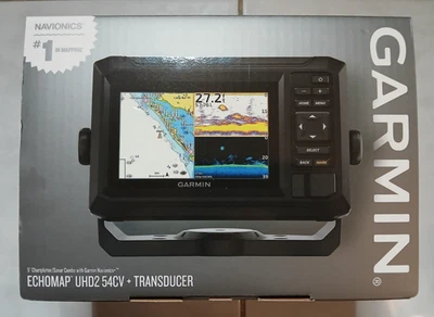 New In Box Garmin ECHOMAP UHD2 54cv + Transducer - Image 1 of 2