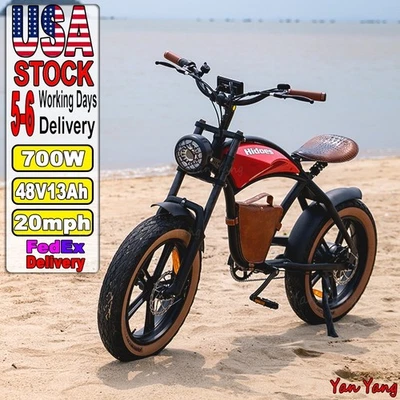 Bicicletas eléctricas de 20" para adultos 700W 48V motor bicicleta de ciudad bicicleta eléctrica de cercanías Foto 1 de 4