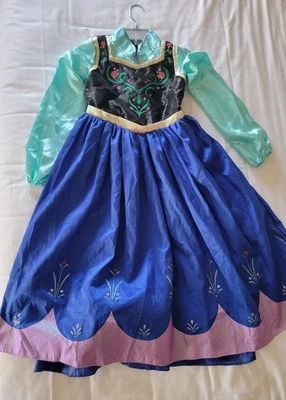 Disney Store NWT Anna Frozen Girls Halloween Costume Dress Size 9/10 - Image 1 of 4